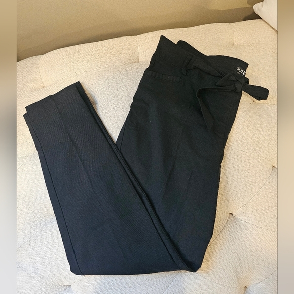 Belted pull on ankle pants - Picture 4 of 8